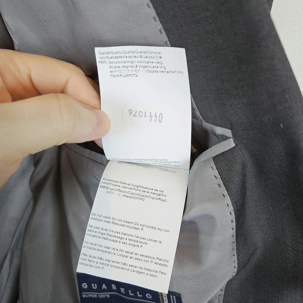 Hugo‎ Boss guabello 130's blazer, Charcoal, size 44/R